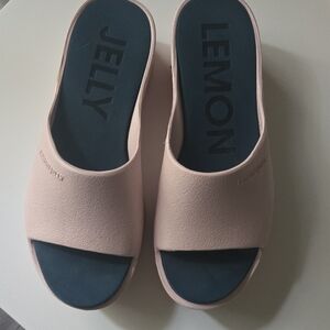 Jelly Lemon Women's Blush Mules